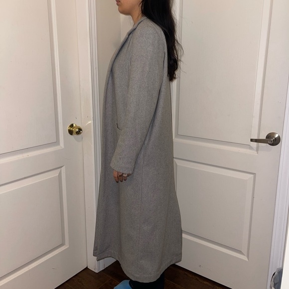 Against Nudity Montreal Wool Blend Grey Long Coat Women  Size M US - Picture 7 of 8